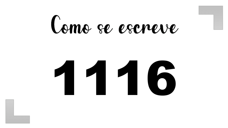 Imagem do número 1116