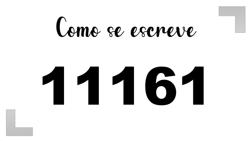 Imagem do número 11161