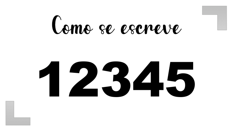 Imagem do número 12345