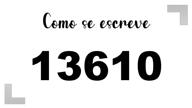 Imagem do número 13610