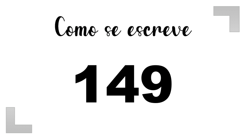 Como se Escreve 149