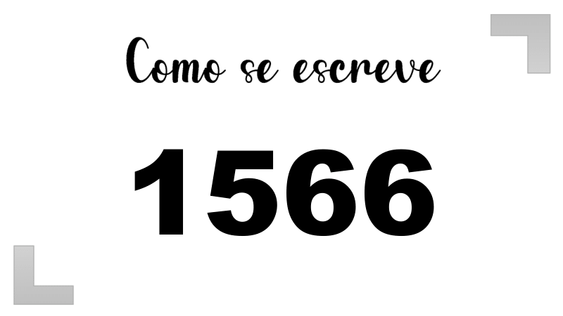 Como se Escreve 1566