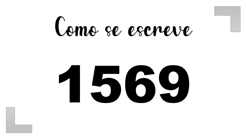 Como se Escreve 1569