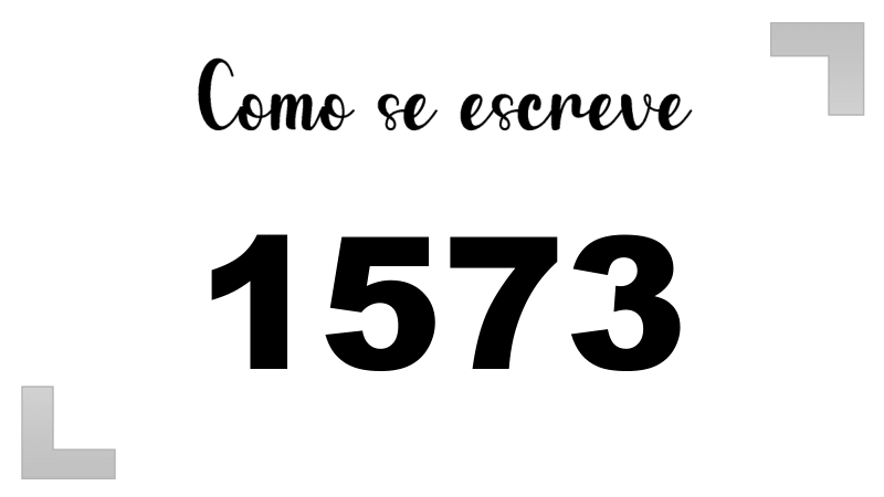 Como se Escreve 1573