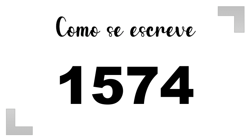 Como se Escreve 1574