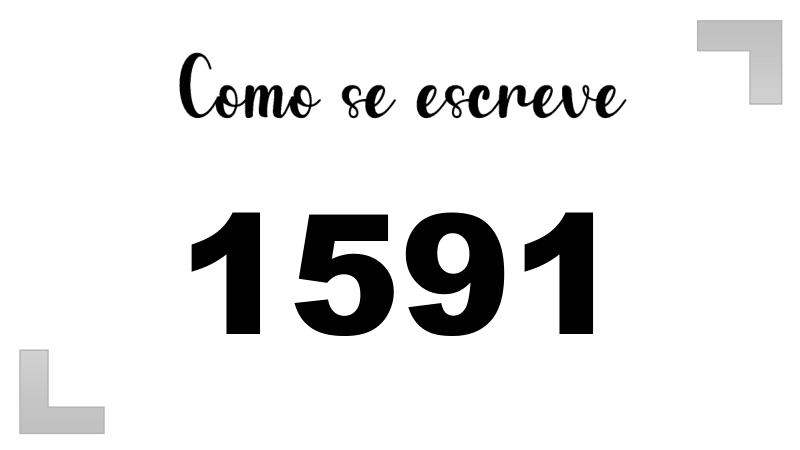 Como se Escreve 1591