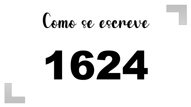 Como se Escreve 1624