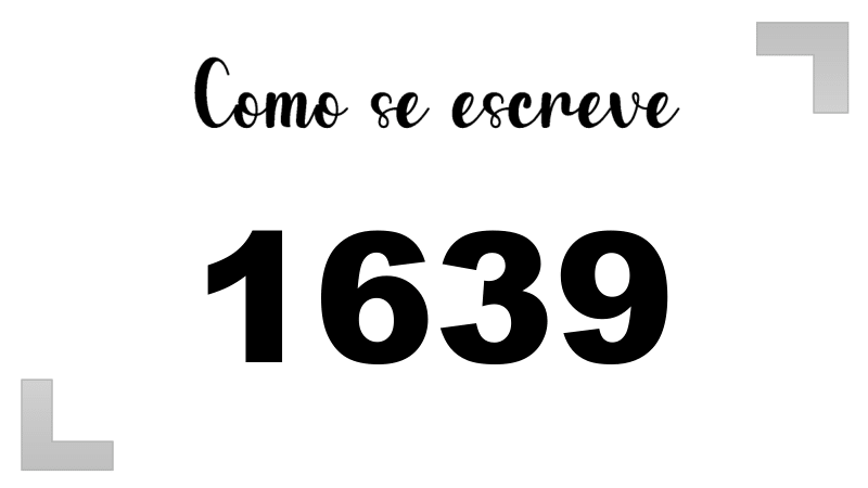 Como se Escreve 1639