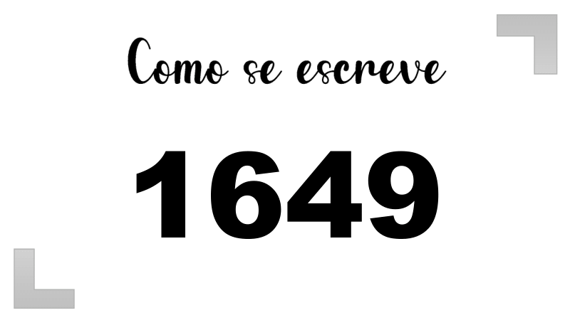 Como se Escreve 1649