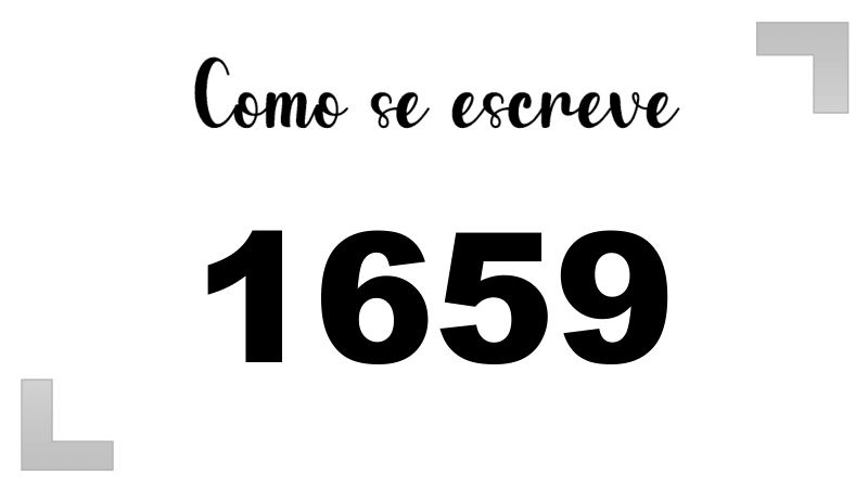 Como se Escreve 1659