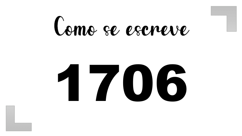 Como se Escreve 1706