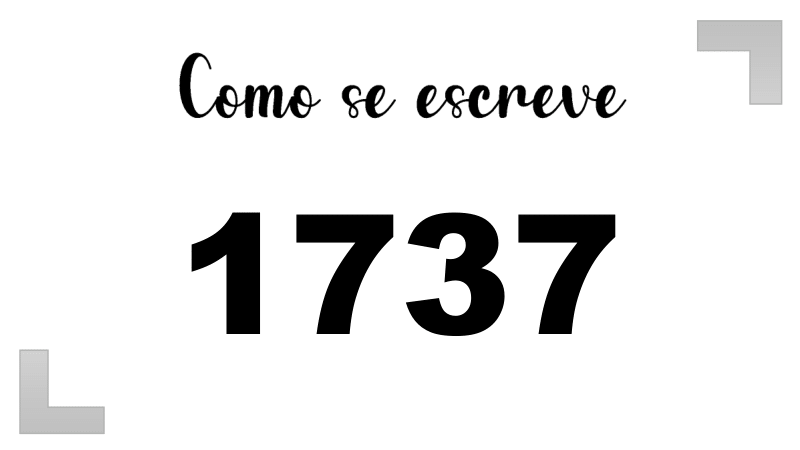 Como se Escreve 1737