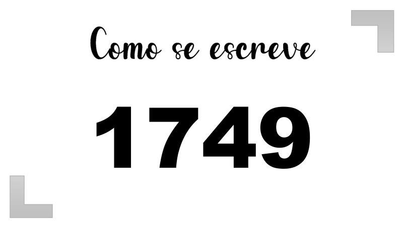Como se Escreve 1749
