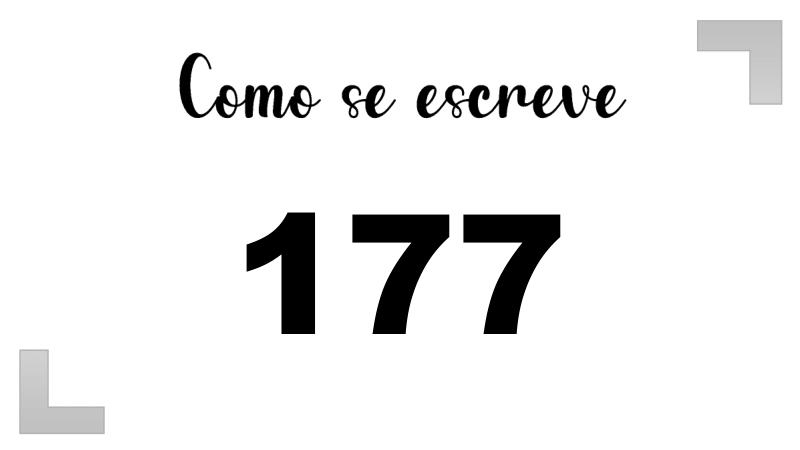 Como se Escreve 177