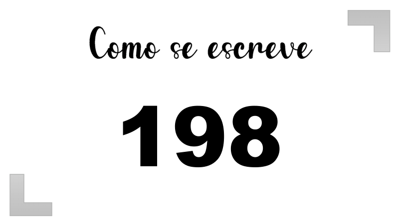 Como se Escreve 198