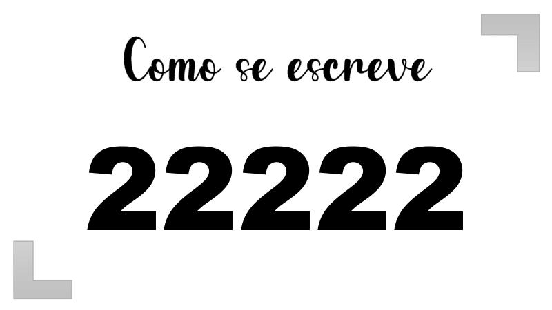 Imagem do número 22222