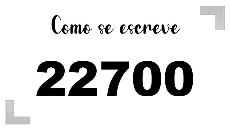 Imagem do número 22700