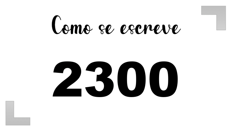 Imagem do número 2300