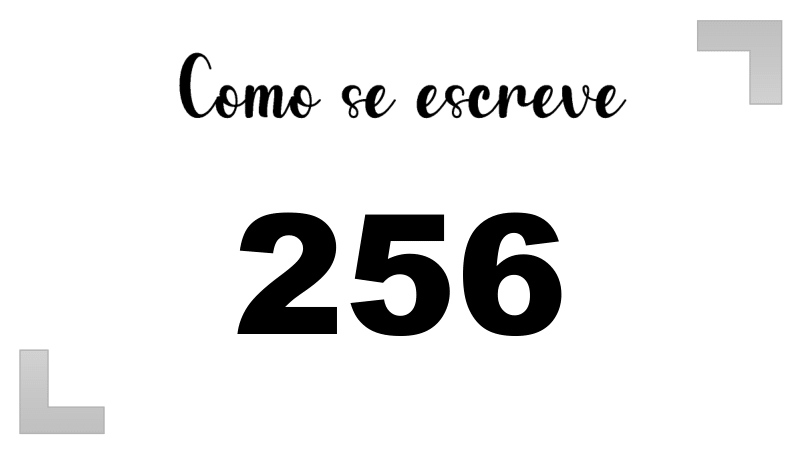 Imagem do número 256