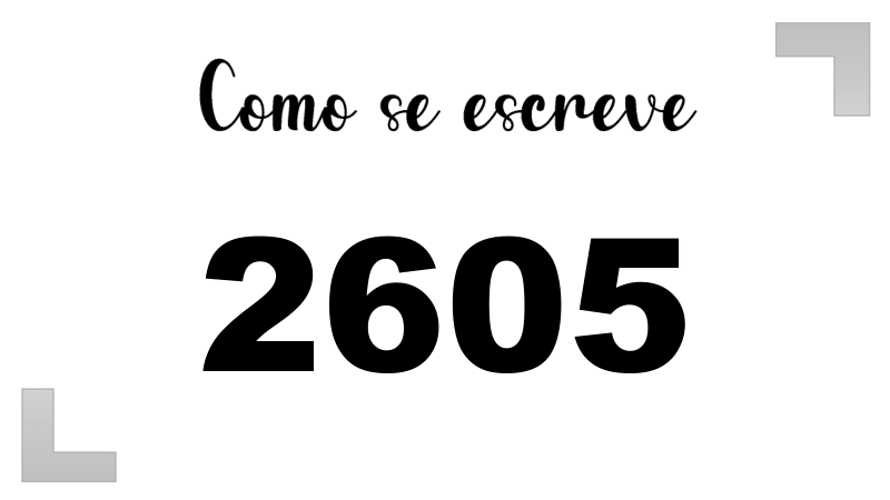 Imagem do número 2605