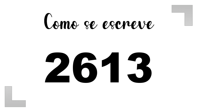 Imagem do número 2613