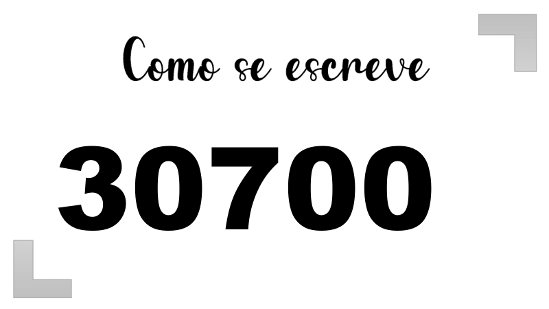 Imagem do número 30700