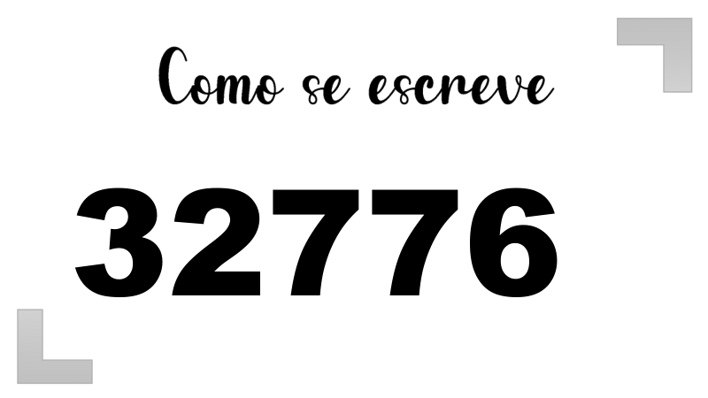 Imagem do número 32776