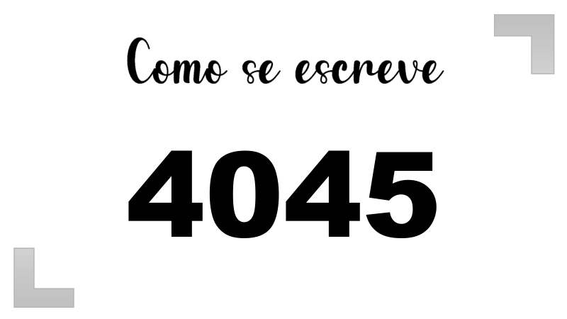 Imagem do número 4045