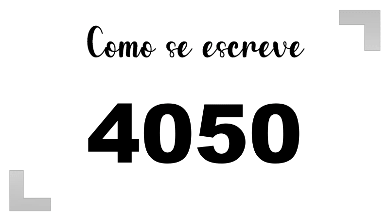 Imagem do número 4050