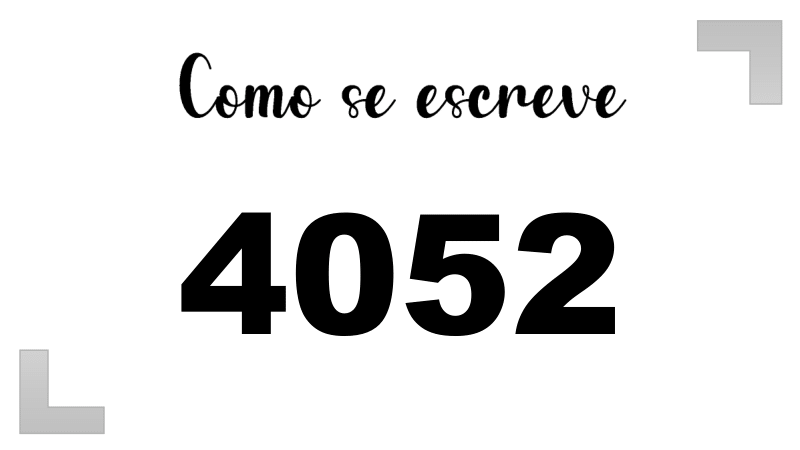 Imagem do número 4052
