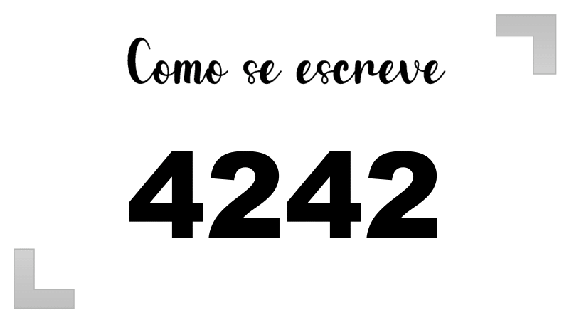 Imagem do número 4242
