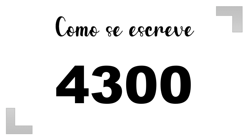 Imagem do número 4300