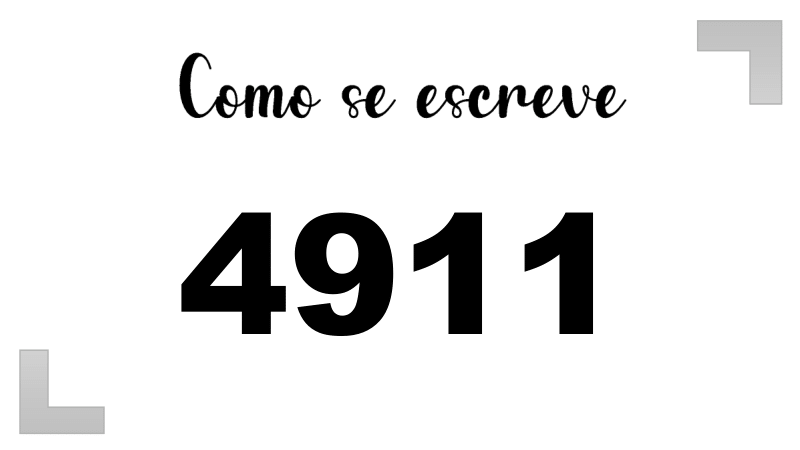 Imagem do número 4911