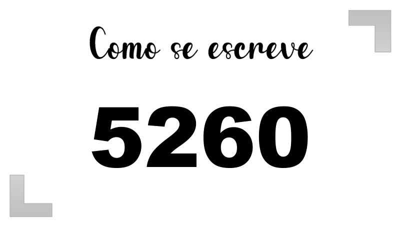 Imagem do número 5260