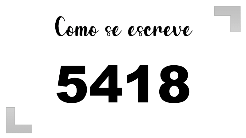 Imagem do número 5418