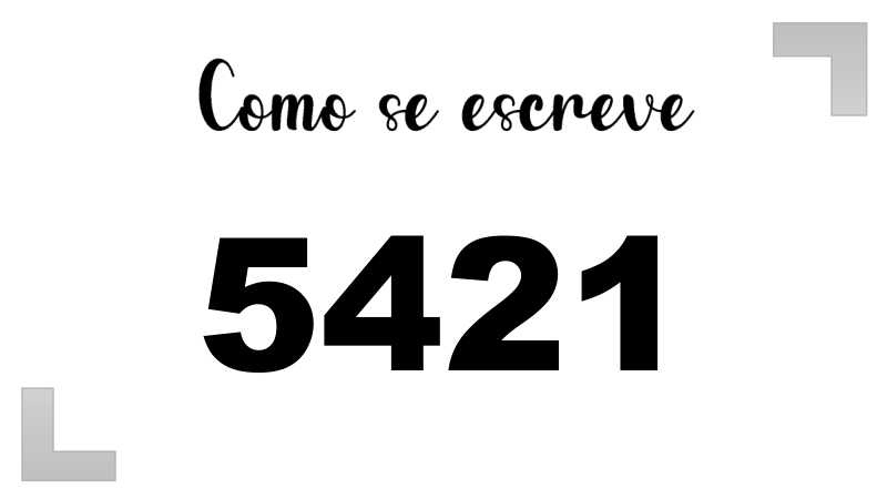 Imagem do número 5421