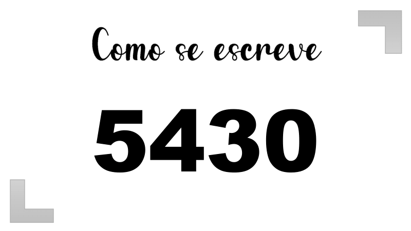 Imagem do número 5430