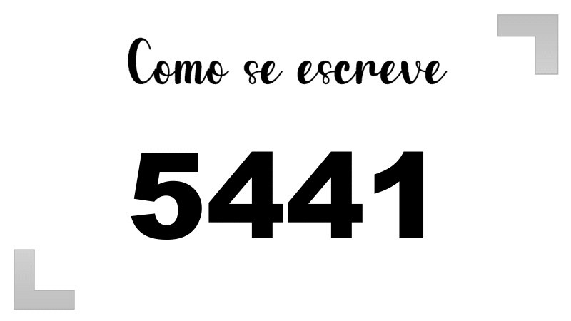 Imagem do número 5441