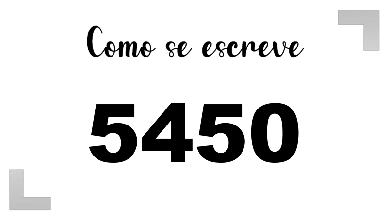 Imagem do número 5450