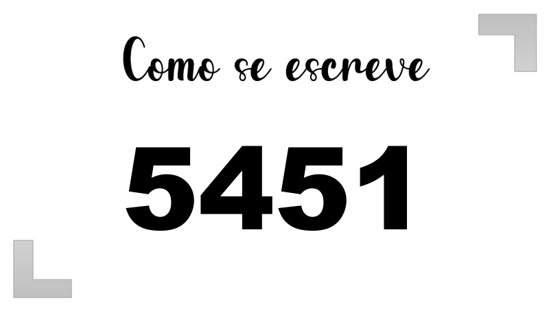 Imagem do número 5451