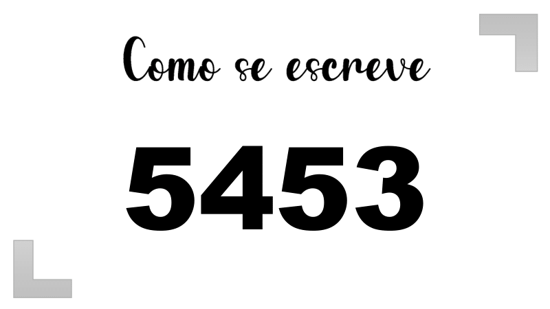 Imagem do número 5453