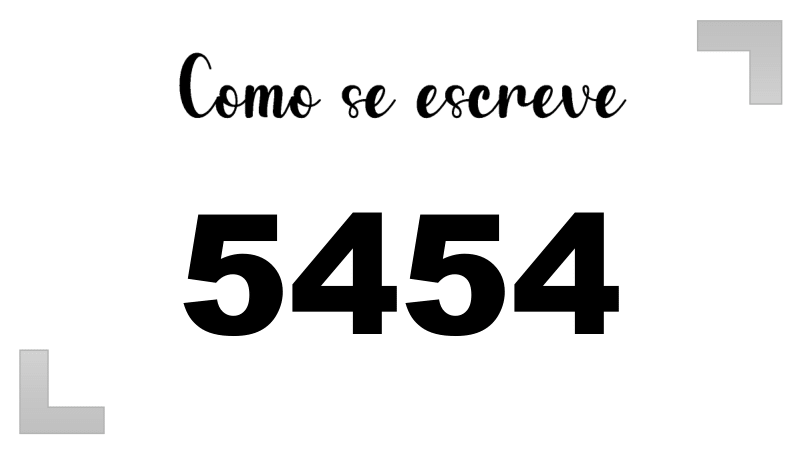 Imagem do número 5454