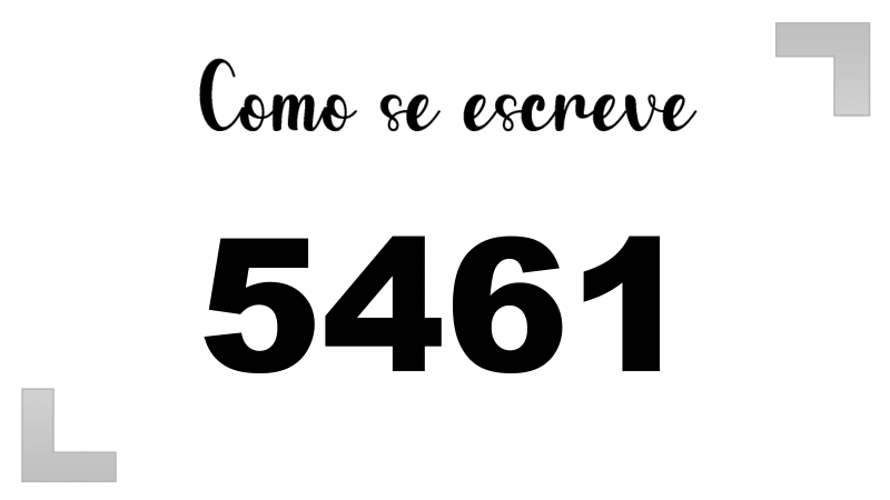 Imagem do número 5461