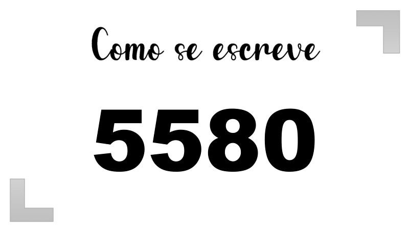 Imagem do número 5580