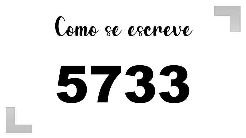 Imagem do número 5733