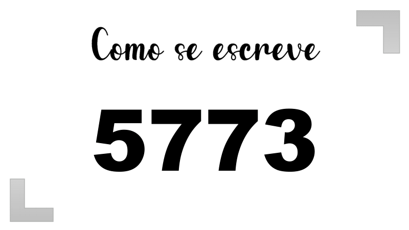 Imagem do número 5773