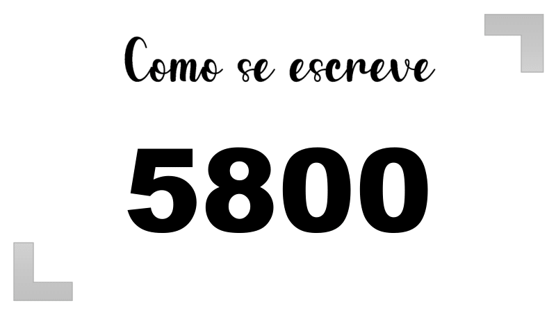 Imagem do número 5800