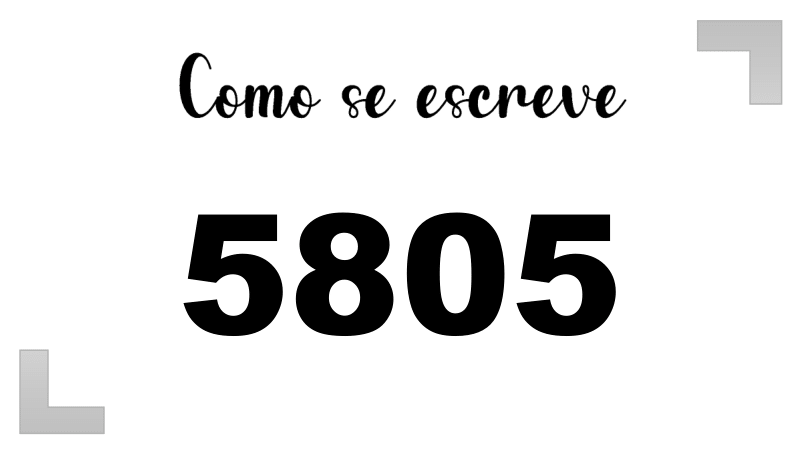 Imagem do número 5805