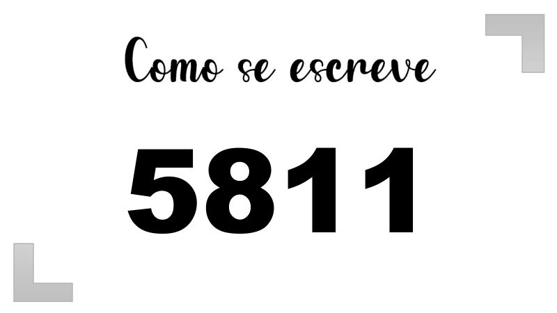 Imagem do número 5811