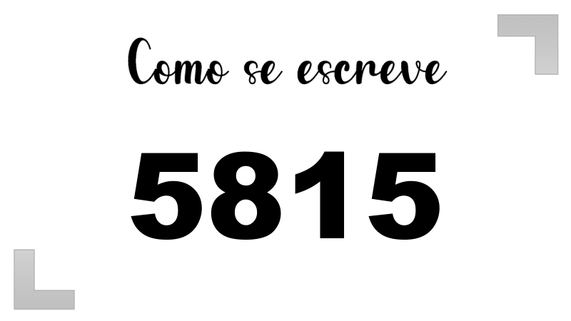 Imagem do número 5815